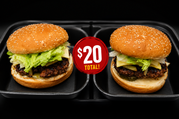 Classic Burger Duo – 2 for $20